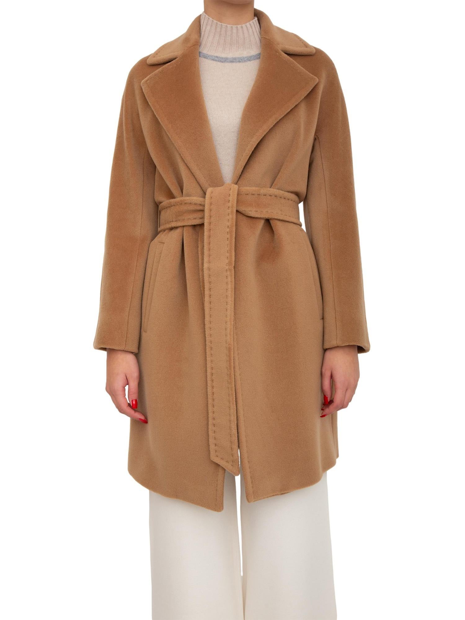 Cappotto a vestaglia in beaver di lana SCIRE 002 MAX MARA STUDIO 