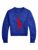 Maglione in cotone con Big Pony