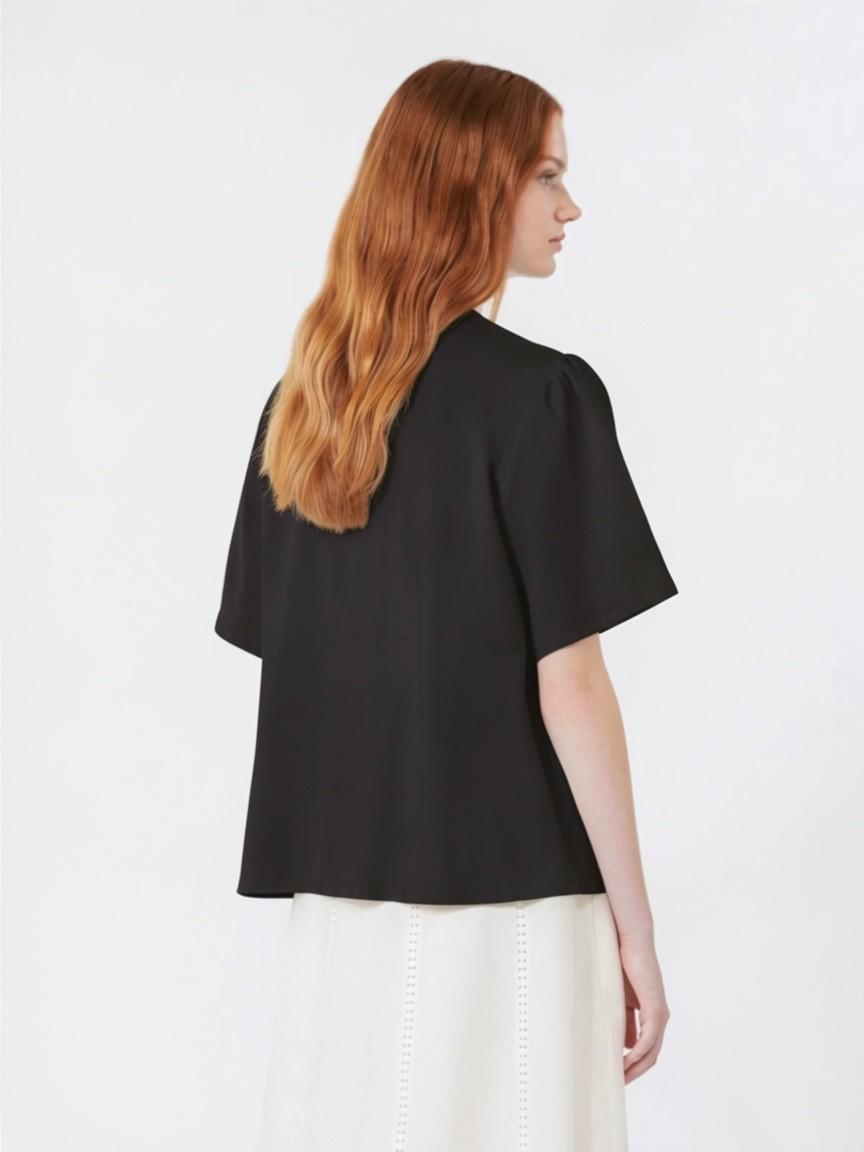 Top in tela di lino e jersey stretch WKDBACINO 002 WEEKEND 