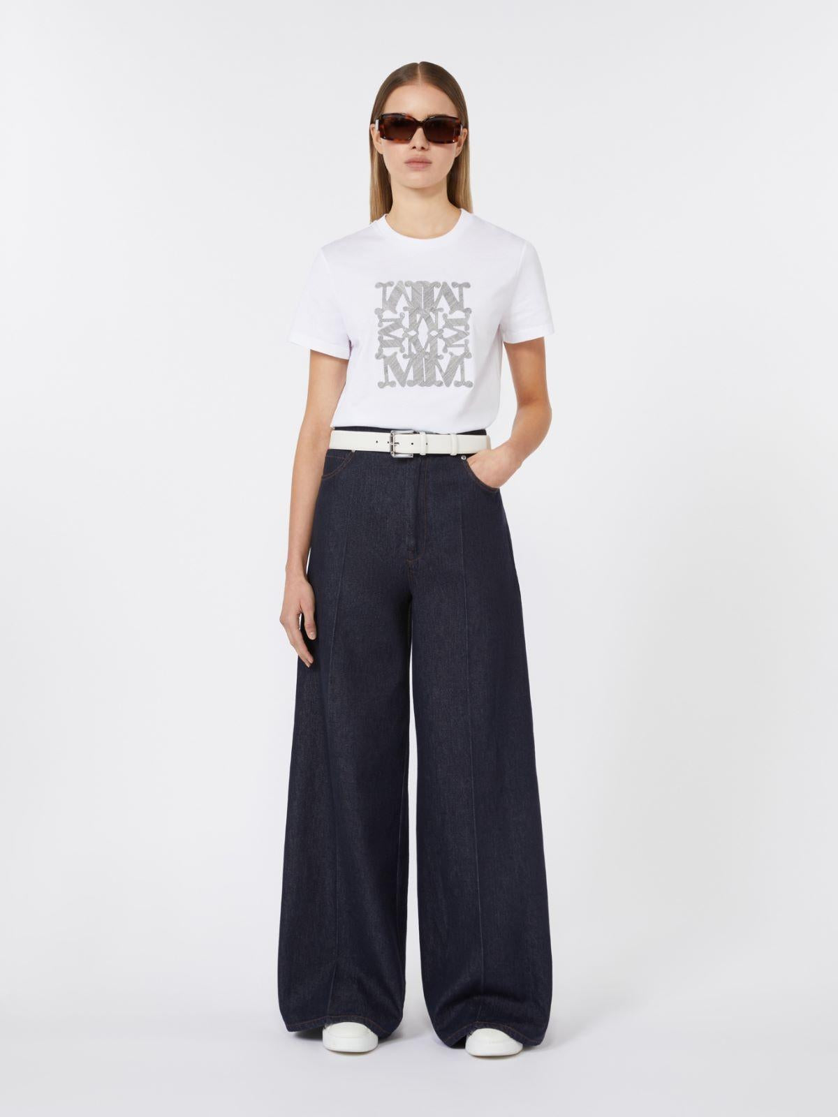 Pantalone in denim di puro cotone CARMINE 001 MAX MARA 