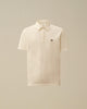 Stretch Piquet Three-Button Logo Polo