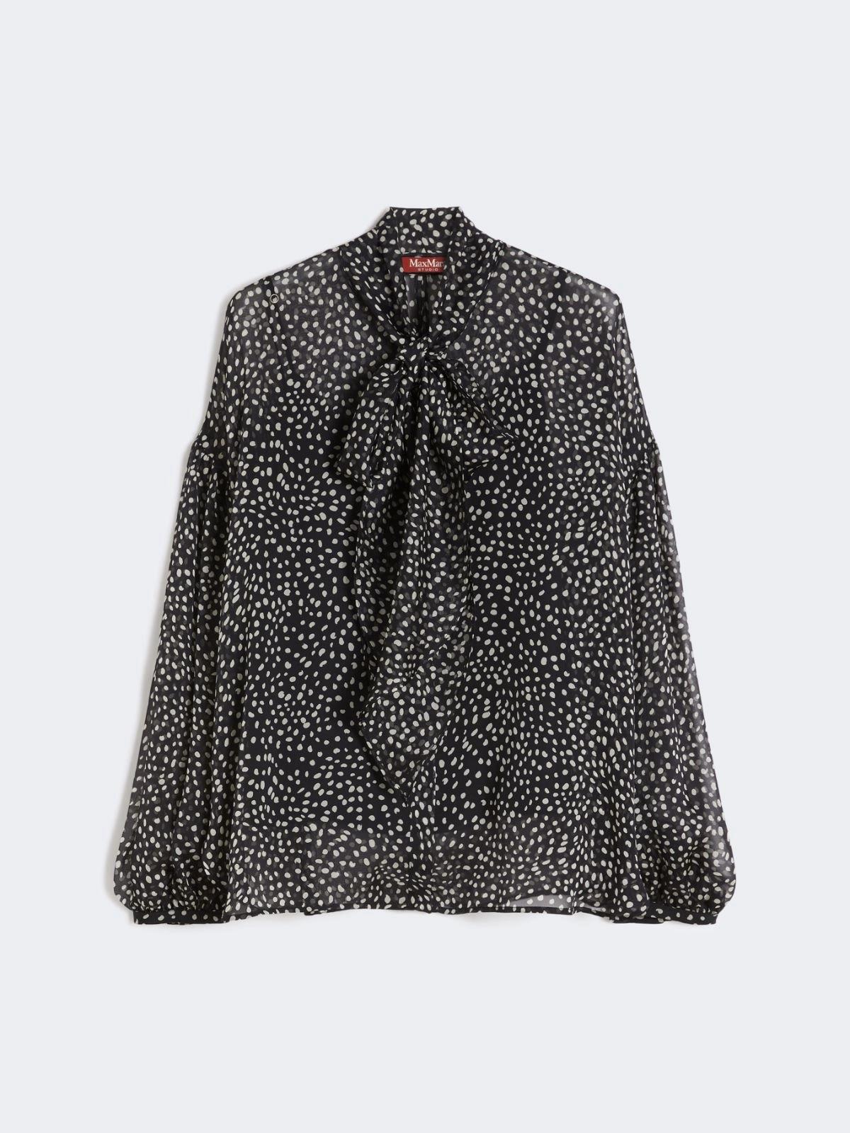 MSTETERE<BR/>Blusa in chiffon stampato MSTETERE 002 MAX MARA CAPSULE 