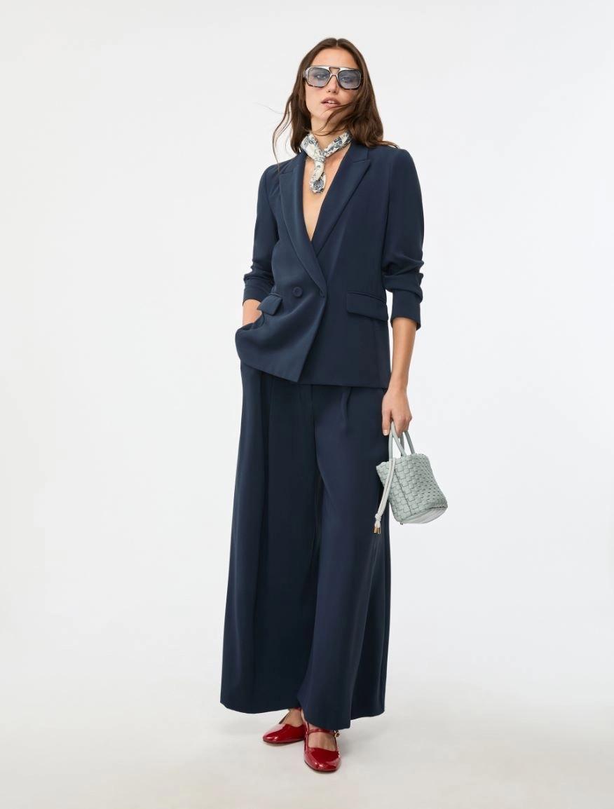 PANTALONI MORBIDI<BR/>Blu IBLMASSA 002 IBLUES 