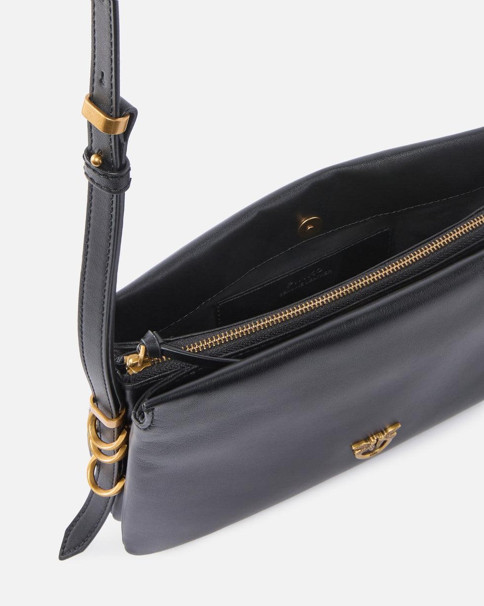 Borsa a tracolla Mini One, Two, Three Bag in pelle<BR/> 105883A0QO Z99Q PINKO 