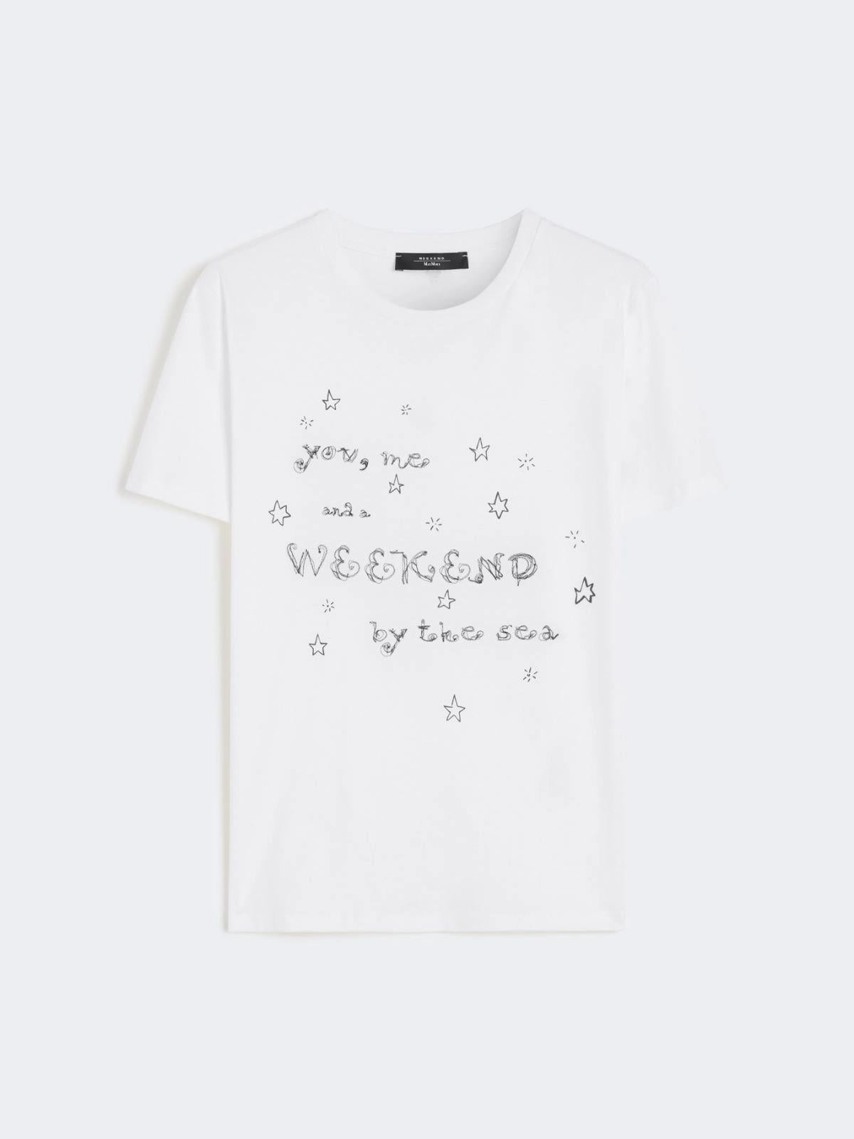 T-shirt in cotone con stampa ARA 001 WEEKEND 