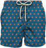 Costume uomo in poliestere con stampa stelle marine