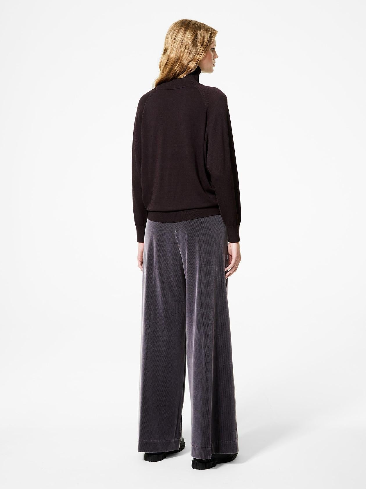 Cupro Turtleneck Wom Soft Knit<BR/> W25664 73 RRD 