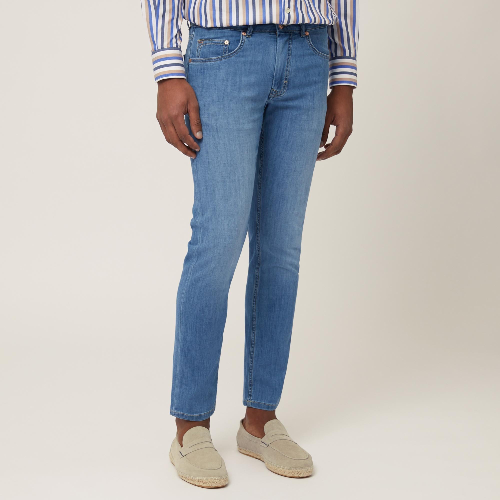 Jeans Cinque Tasche Stretch<BR/> WNN010059465C03 804 HARMONT & BLAINE 