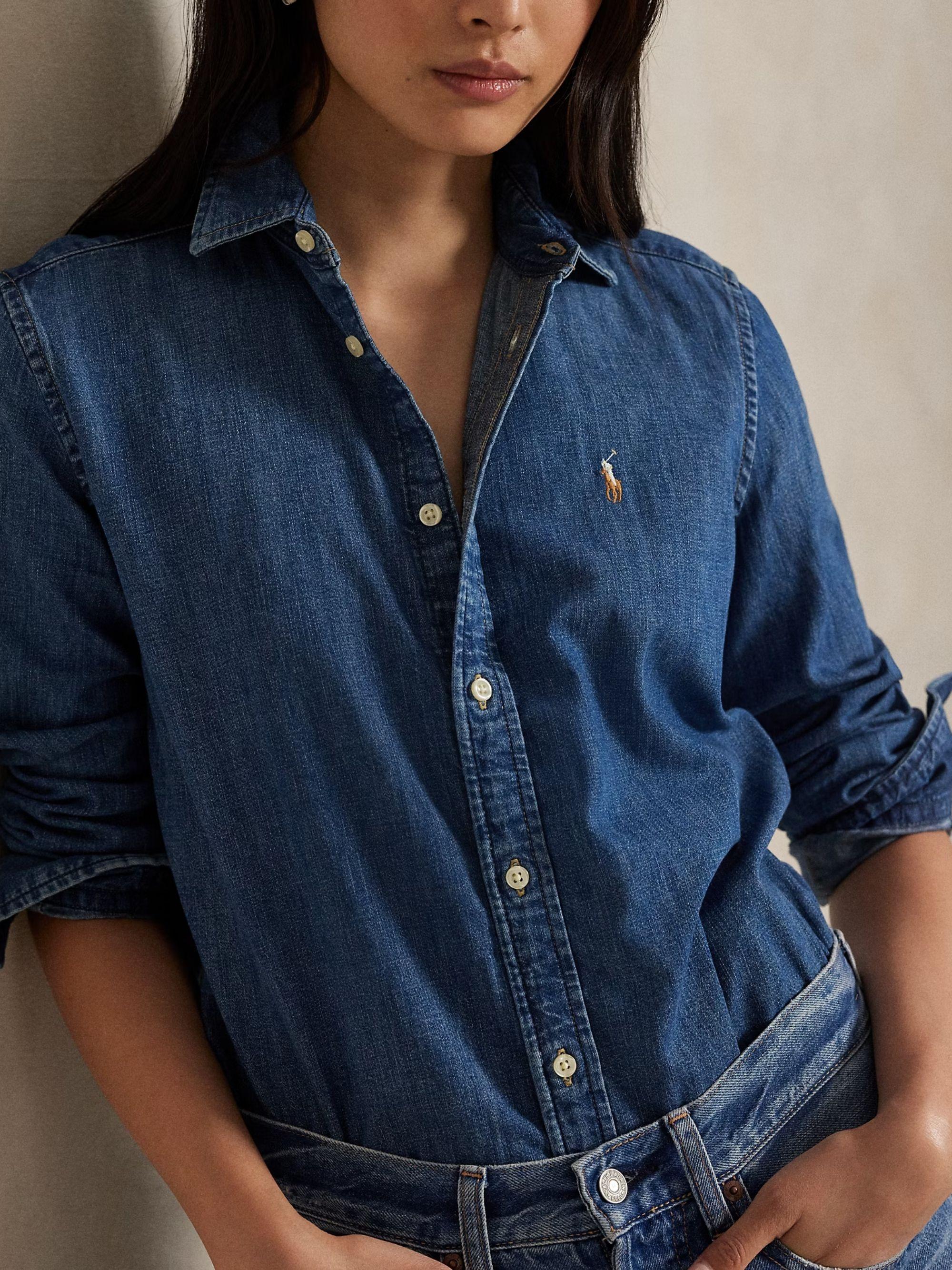Camicia in denim di puro cotone 211969458 001 RALPH LAUREN 