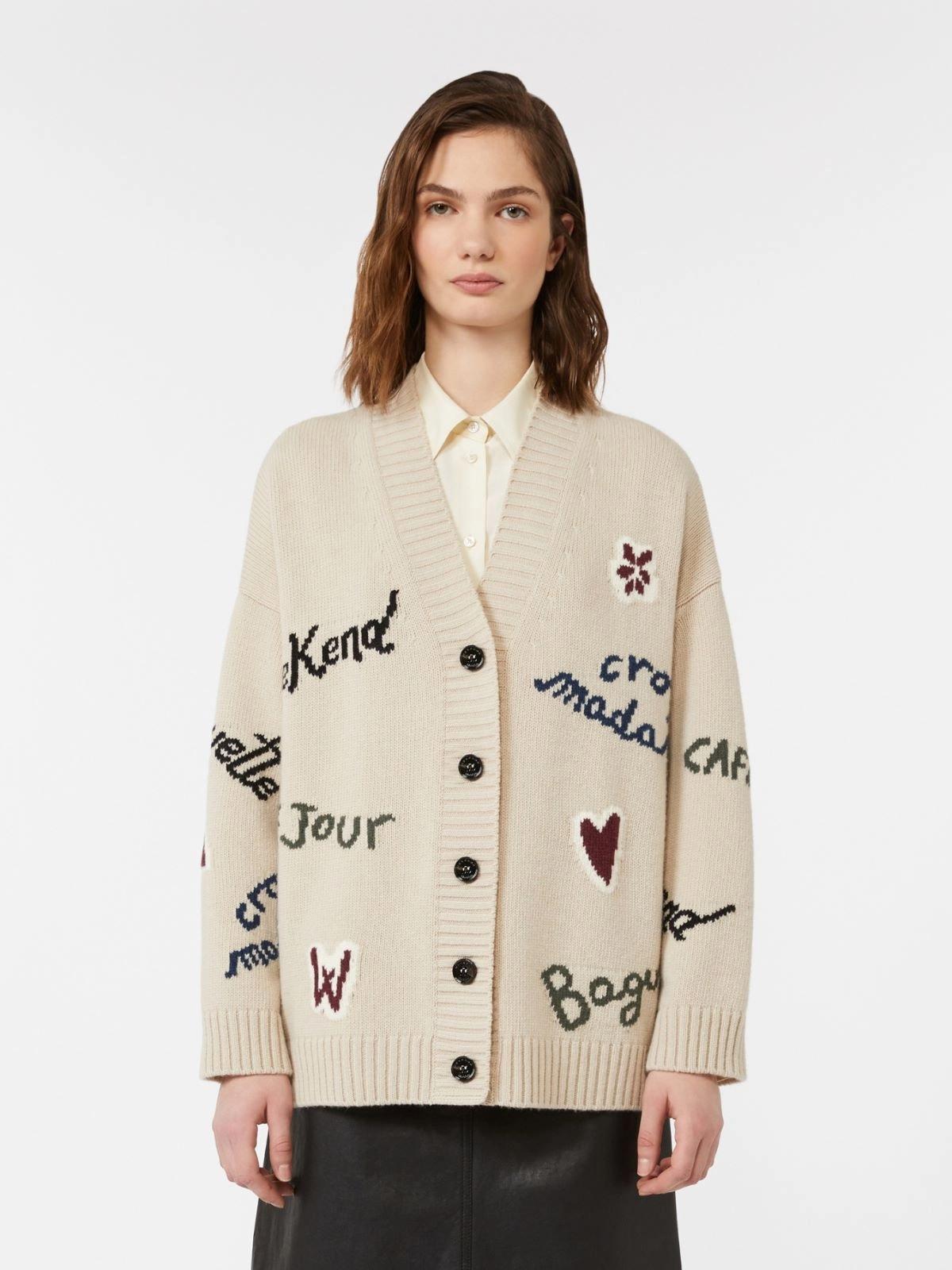 Cardigan over in filato di lana BELGIO 005 WEEKEND 