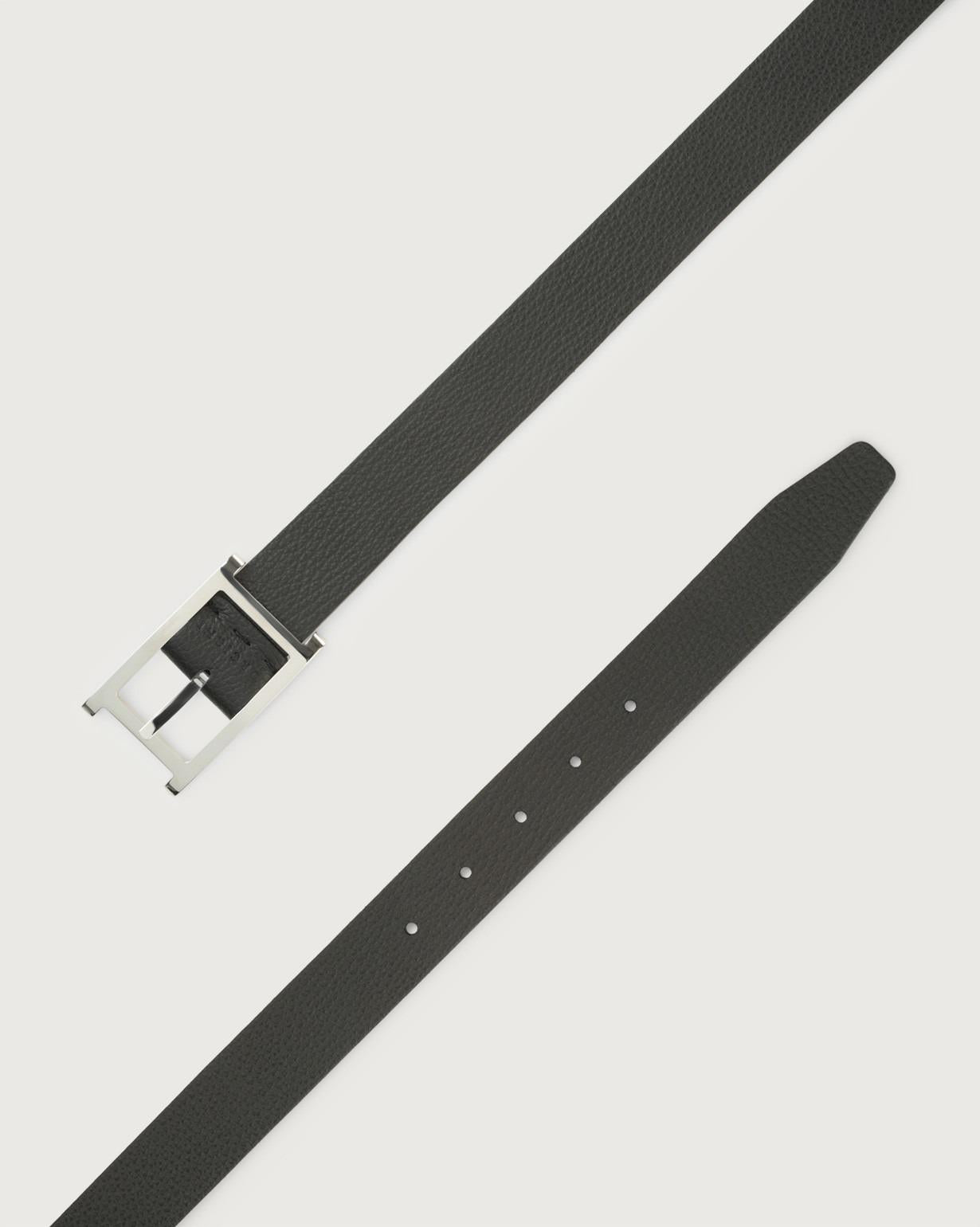 Cintura Micron Double in pelle<BR/> U08238 NERO/EBANO ORCIANI 