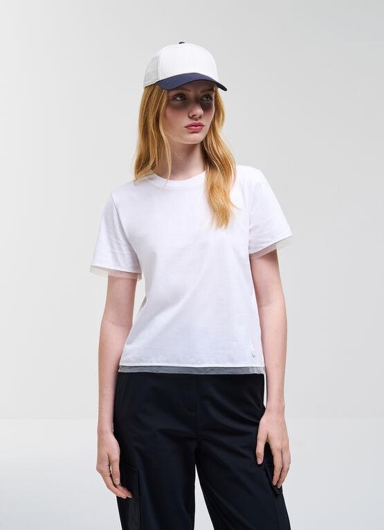 T-shirt con dettagli in tulle 86746SH 001 COLMAR 