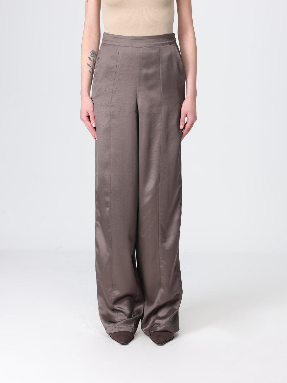 Pantaloni in twill di viscosa EW003623AF21547 U6128 ARMANI 
