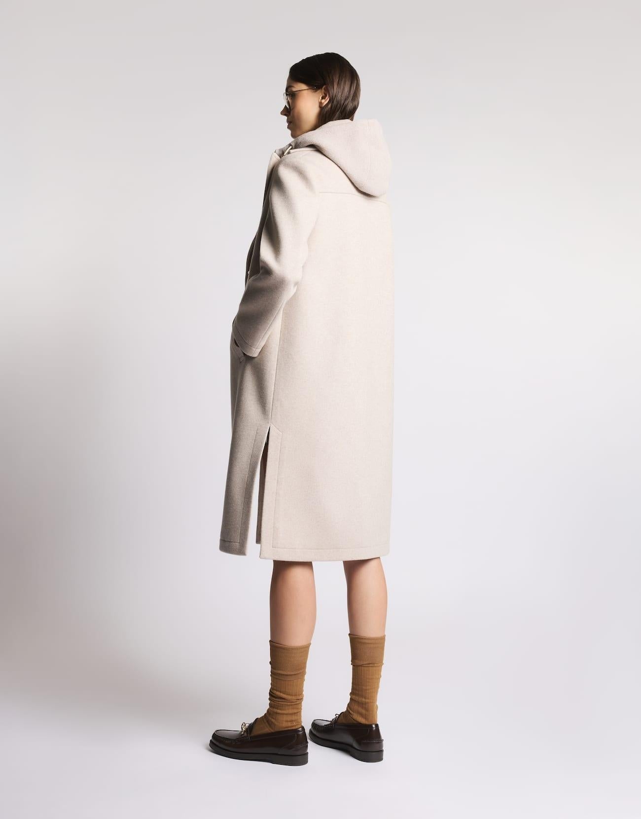 Cappotto Double Front in Jersey di Lana<BR/> NAW5951333JXQB C205 FAY 