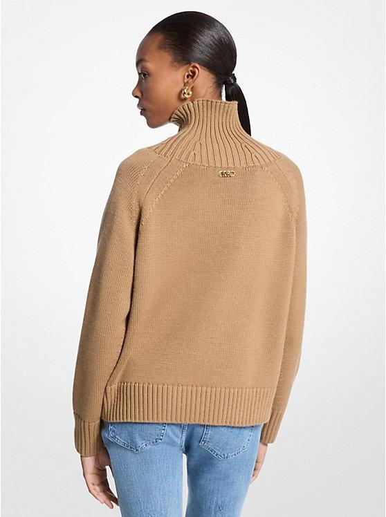 Pullover dolcevita in lana<BR/> MF561CGF2G 211 MICHAEL KORS 