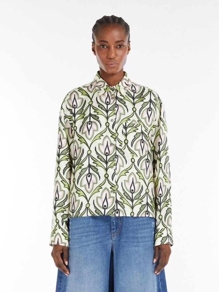 Camicia donna in twill di seta ENFASI 002 WEEKEND 