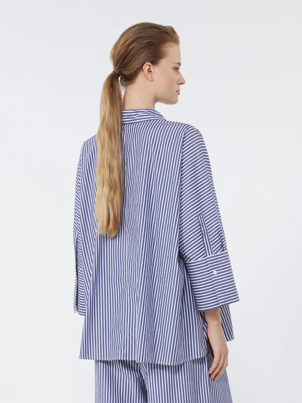 Camicia over in popeline di cotone - Blu<BR/> WKDHUDSON 045 WEEKEND 