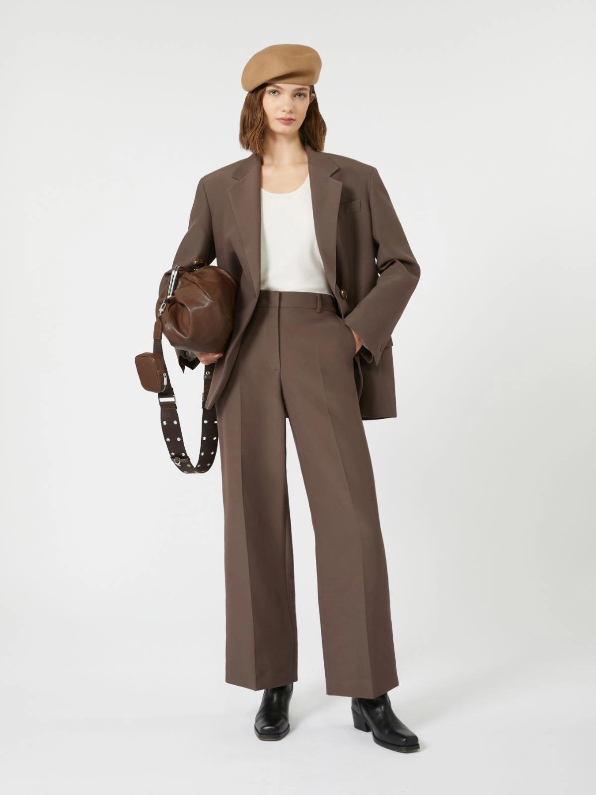 Pantalone palazzo in cotone tecnico BALLO 003 WEEKEND 