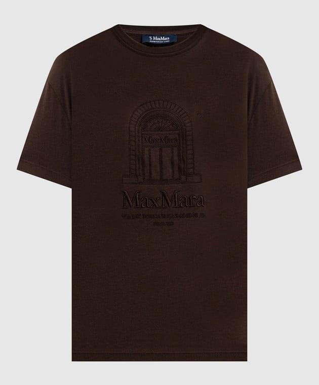 T-shirt in jersey con ricamo SMMBELLA 004 S MAX MARA 