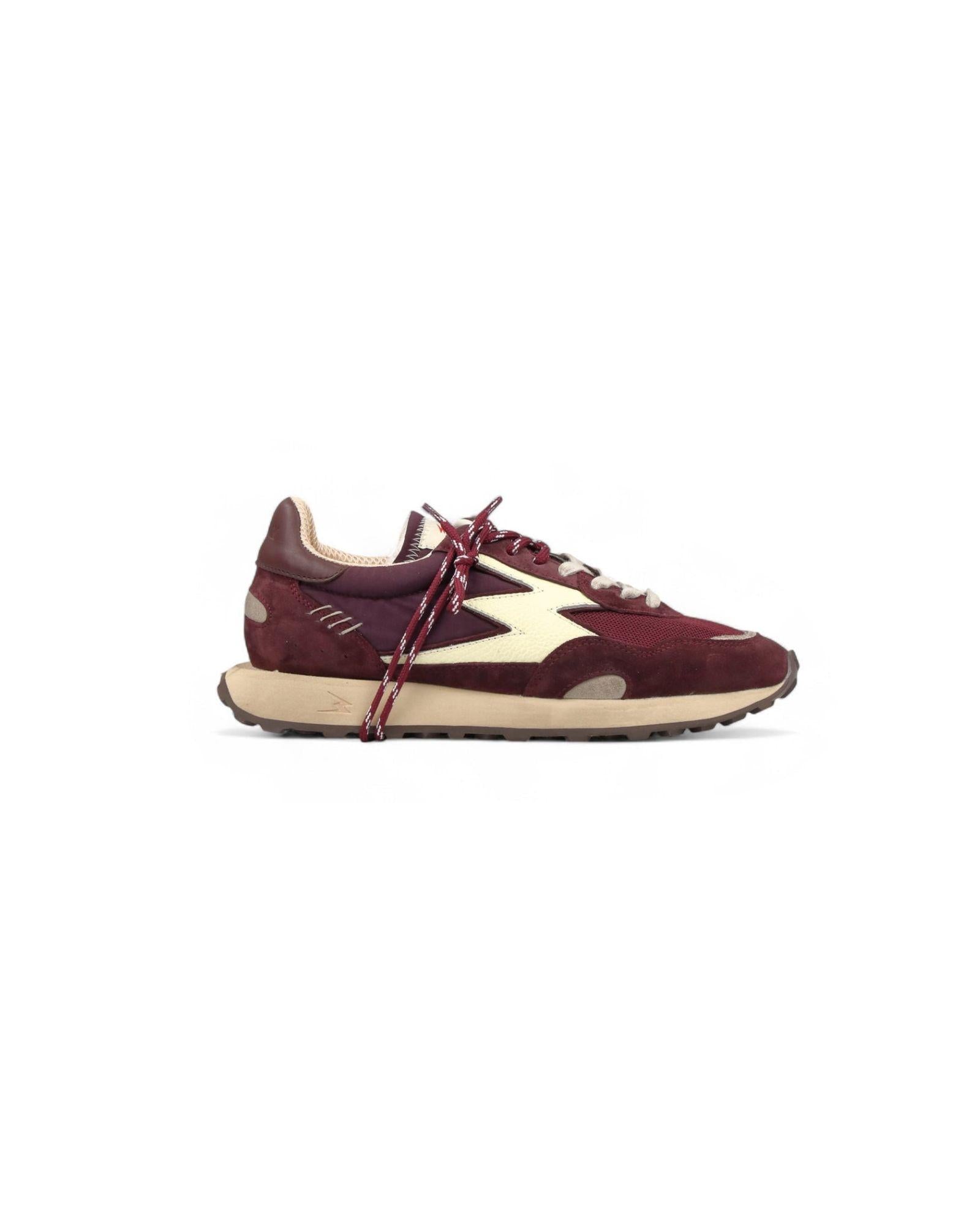 Sneaker Hype Burgundy<BR/> HY227 BURGUNDY MOACONCEPT 