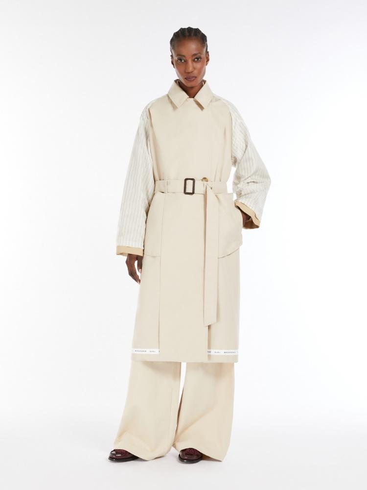 Trench donna reversibile in gabardina antigoccia CANASTA 025 WEEKEND 