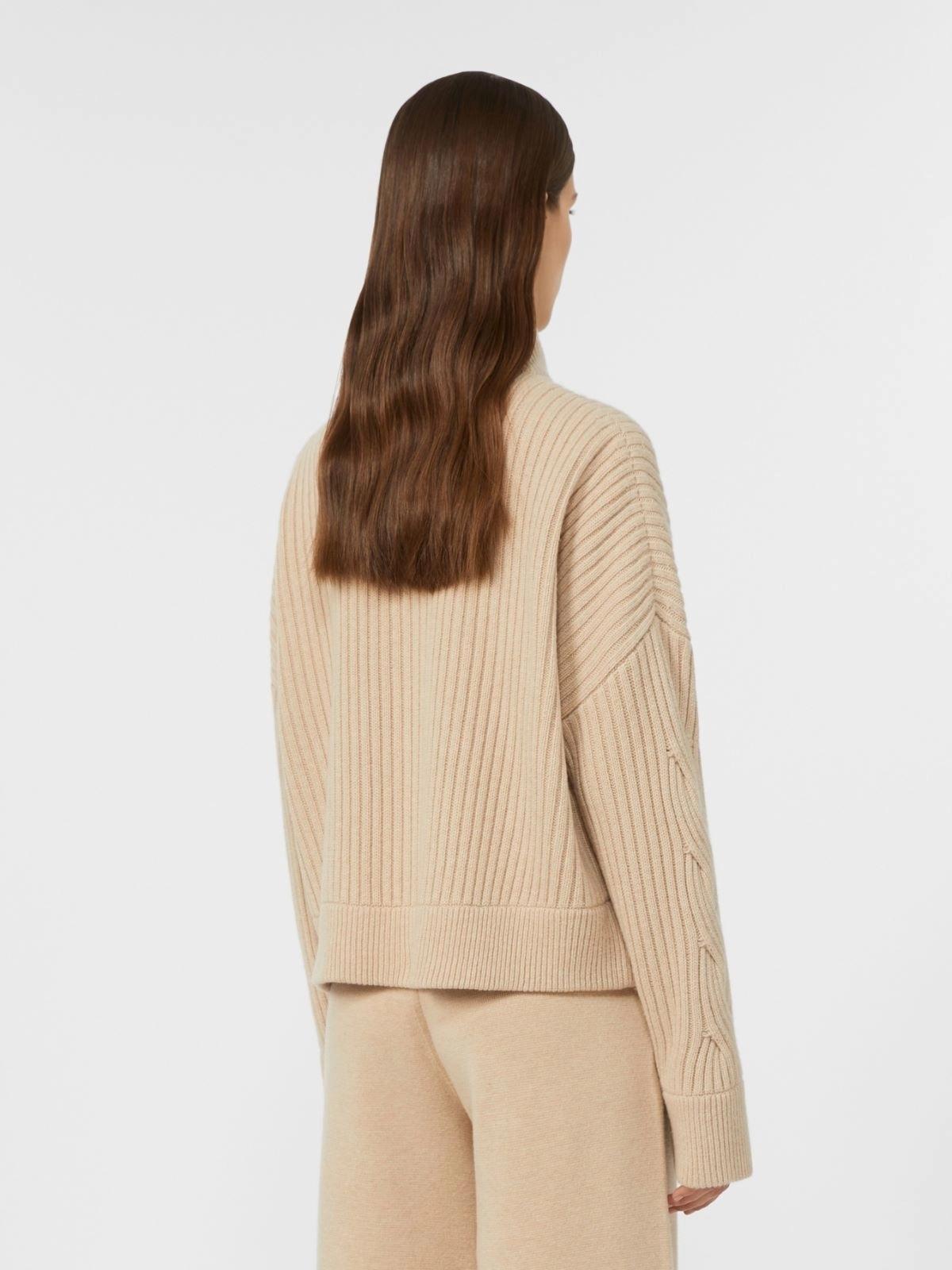 Cardigan in lana e cachemire a coste AFELIO 006 MAX MARA 