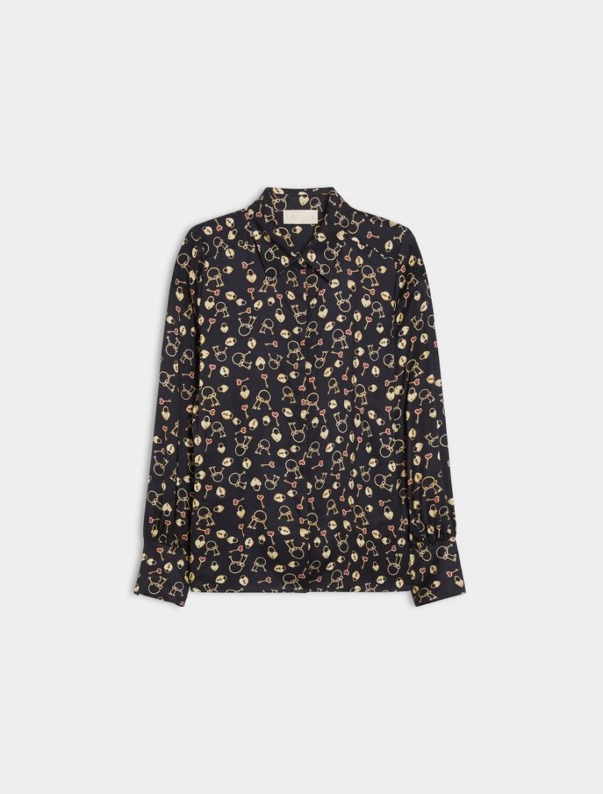 Camicia in viscosa modello fantasia TERESA 001 IBLUES 