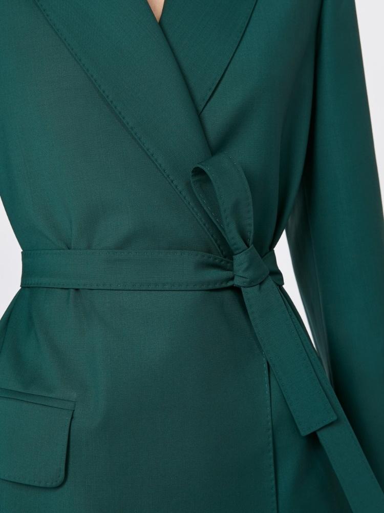 Blazer in tela di lana con cintura TALENTO 007 MAX MARA 