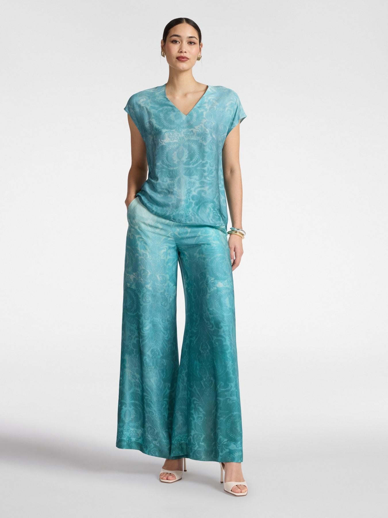 Blusa stampata<BR/> 2000P000219N 01 ELENA MIRO 