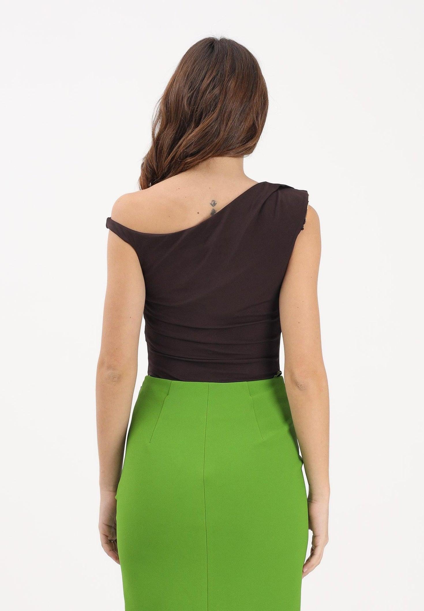 Body in jersey con spalla gioiello BO01361E2 EV9 ELISABETTA FRANCHI 