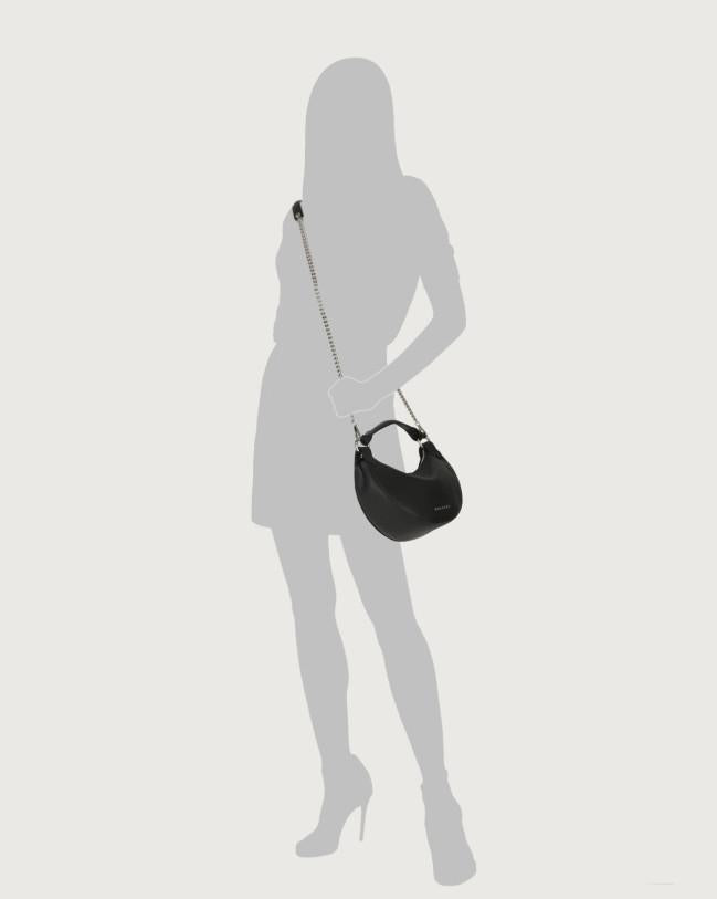 Mini Bag Dumpling Soft in pelle con tracolla