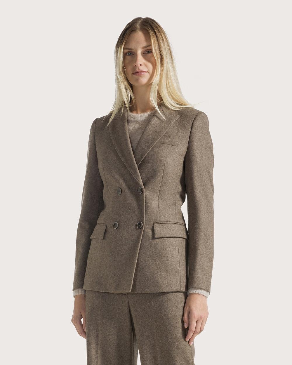 Giacca doppiopetto in flanella GI0736130101 055 SEVENTY 