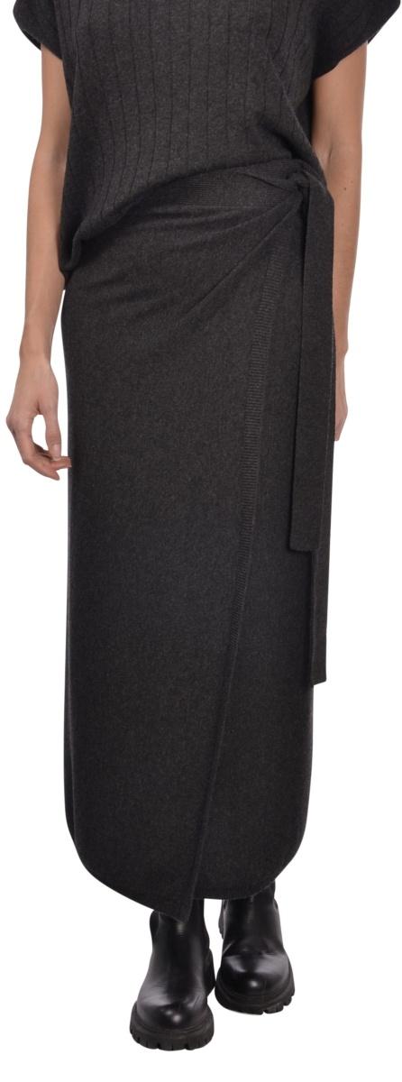 Gonna donna in misto lana