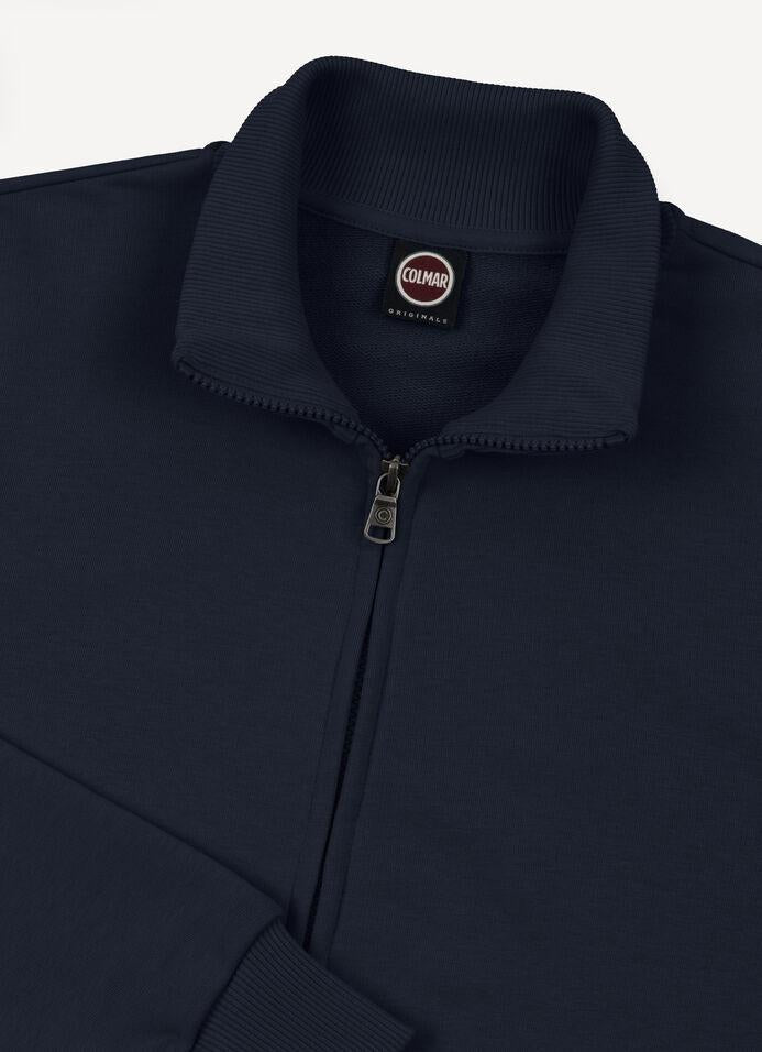 Felpa uomo in cotone full zip