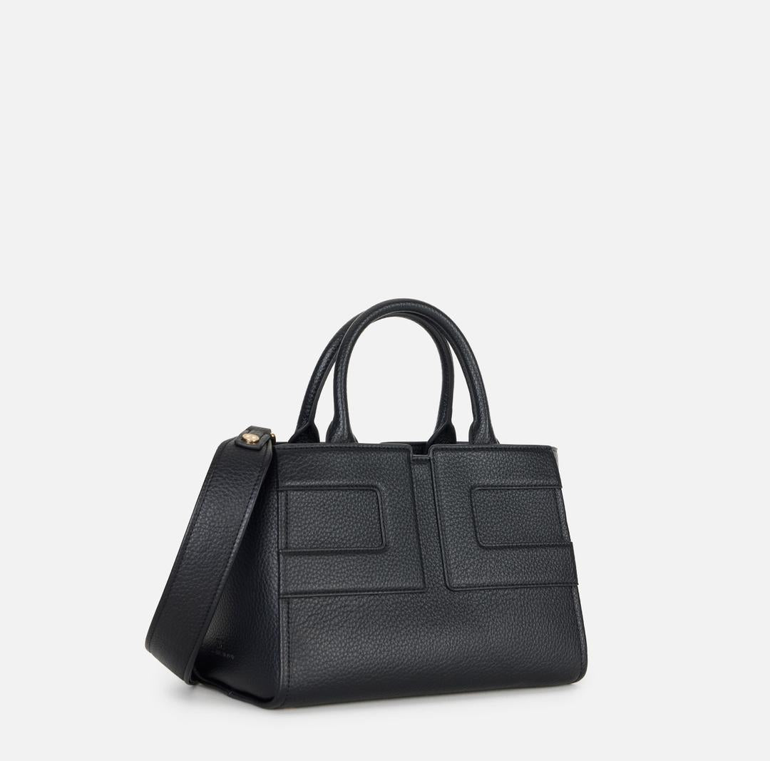 Borsa tote media con logo BS35A56E2 110 ELISABETTA FRANCHI 