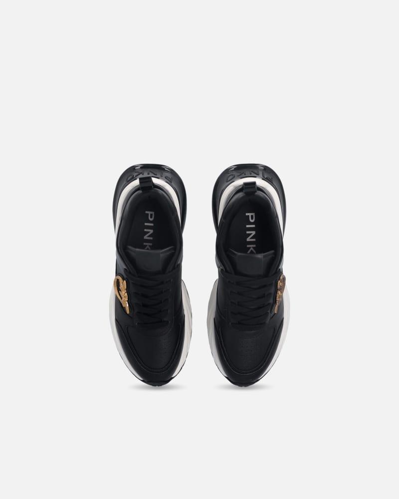 Sneakers Ariel effetto pelle con dettagli specchio<BR/><BR/> SS0027P025 Z99 PINKO 