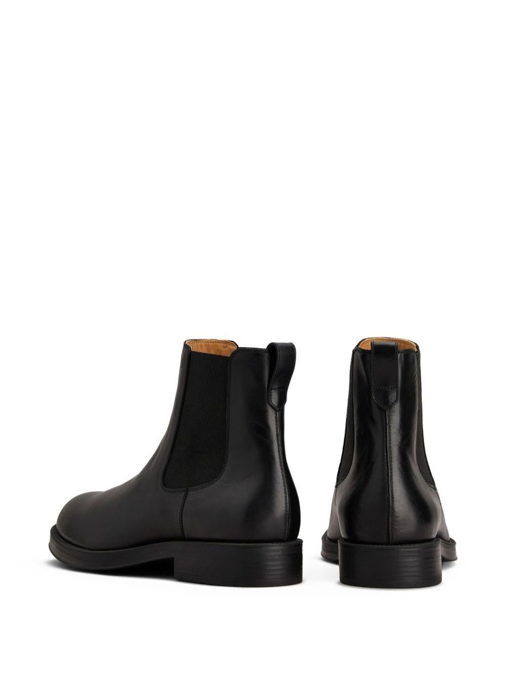 Stivaletto in pelle<BR/> XXM75L00P20D90 B999 TOD'S 