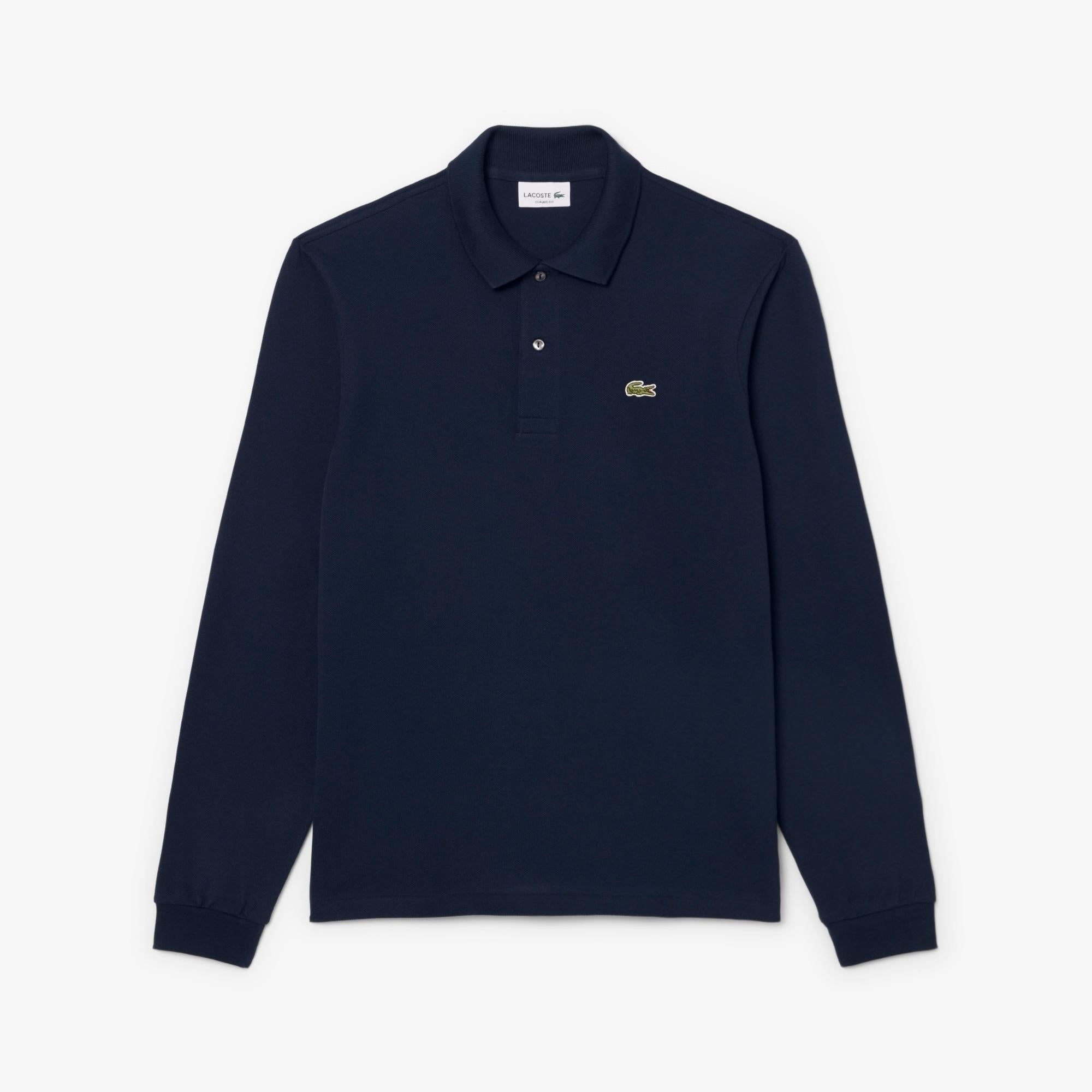 Polo in cotone a maniche lunghe L1312 166 LACOSTE 