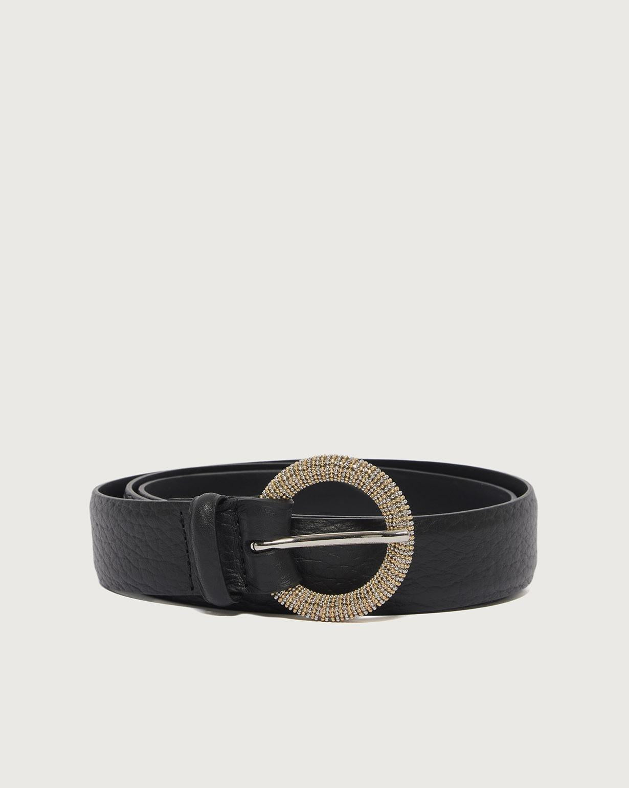 Cintura classica Soft in pelle D10318SOF NERO ORCIANI 