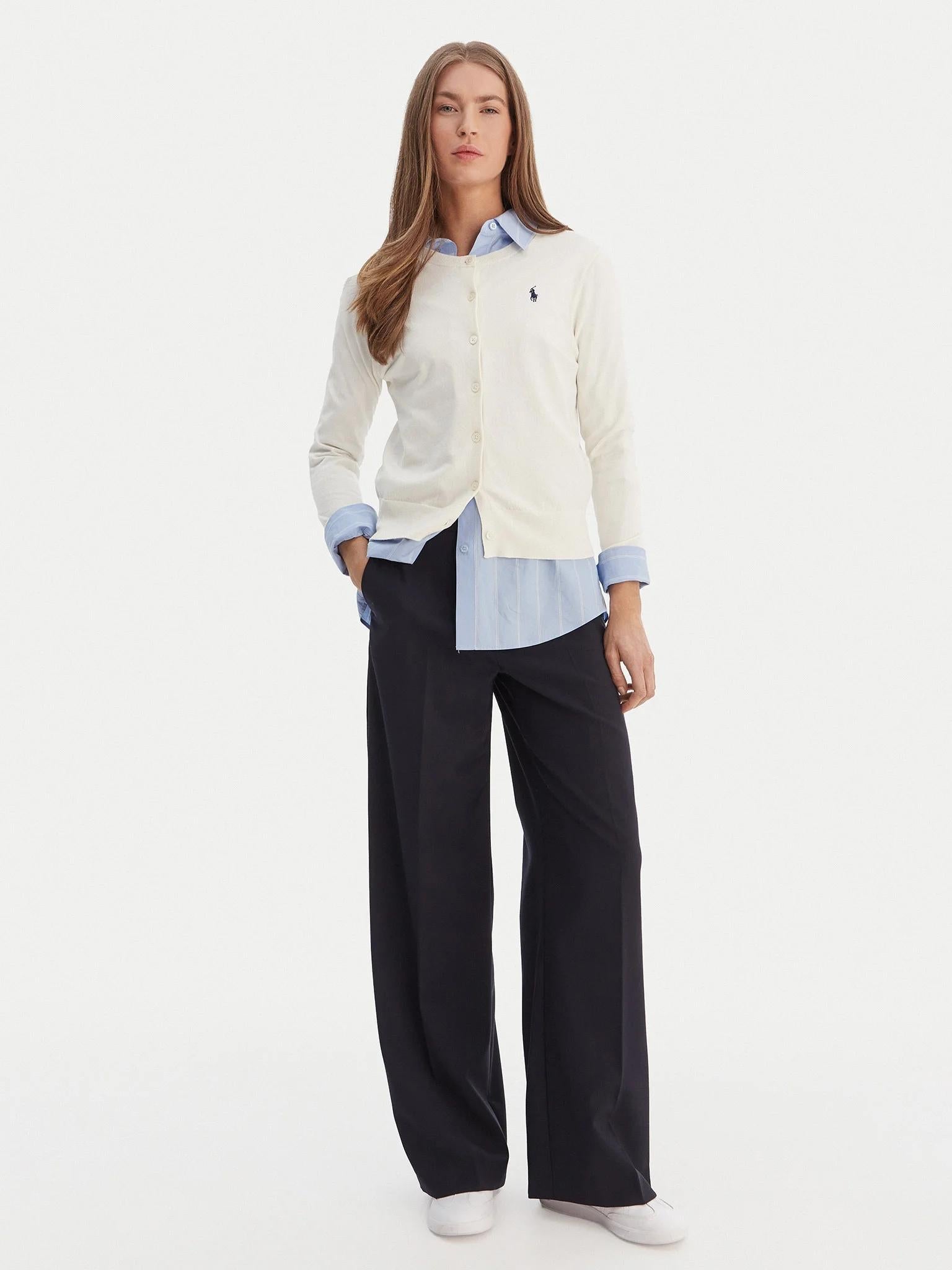 Cardigan donna in misto cotone 211971871 003 RALPH LAUREN 