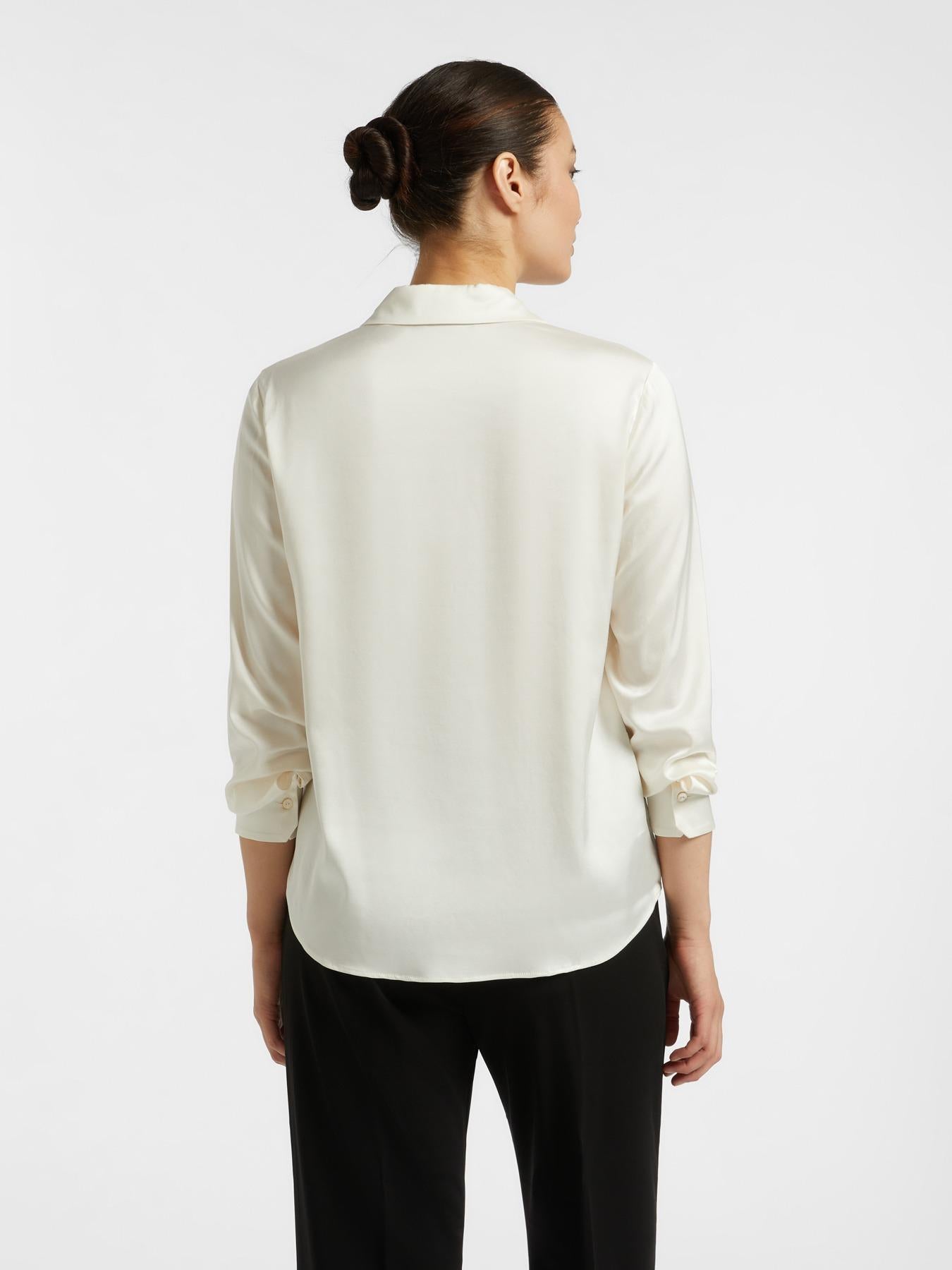 Camicia donna in raso di viscosa