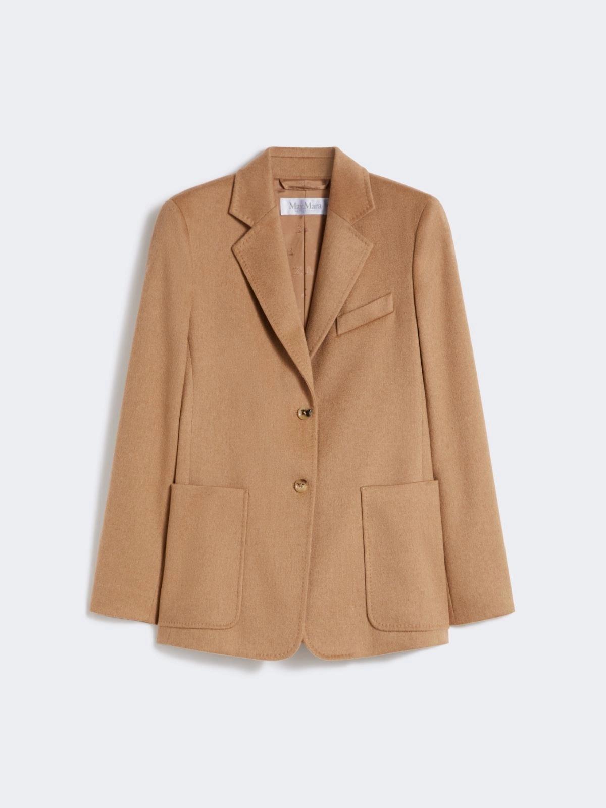 Blazer in drap di cammello - Cammello<BR/> BELLUNO 001 MAX MARA 