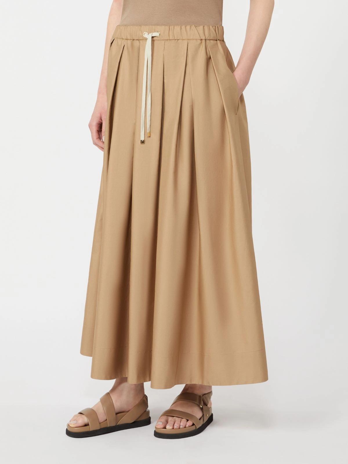 Gonna in popeline di cotone - Deserto<BR/> SMMPINETA 022 S MAX MARA 2 