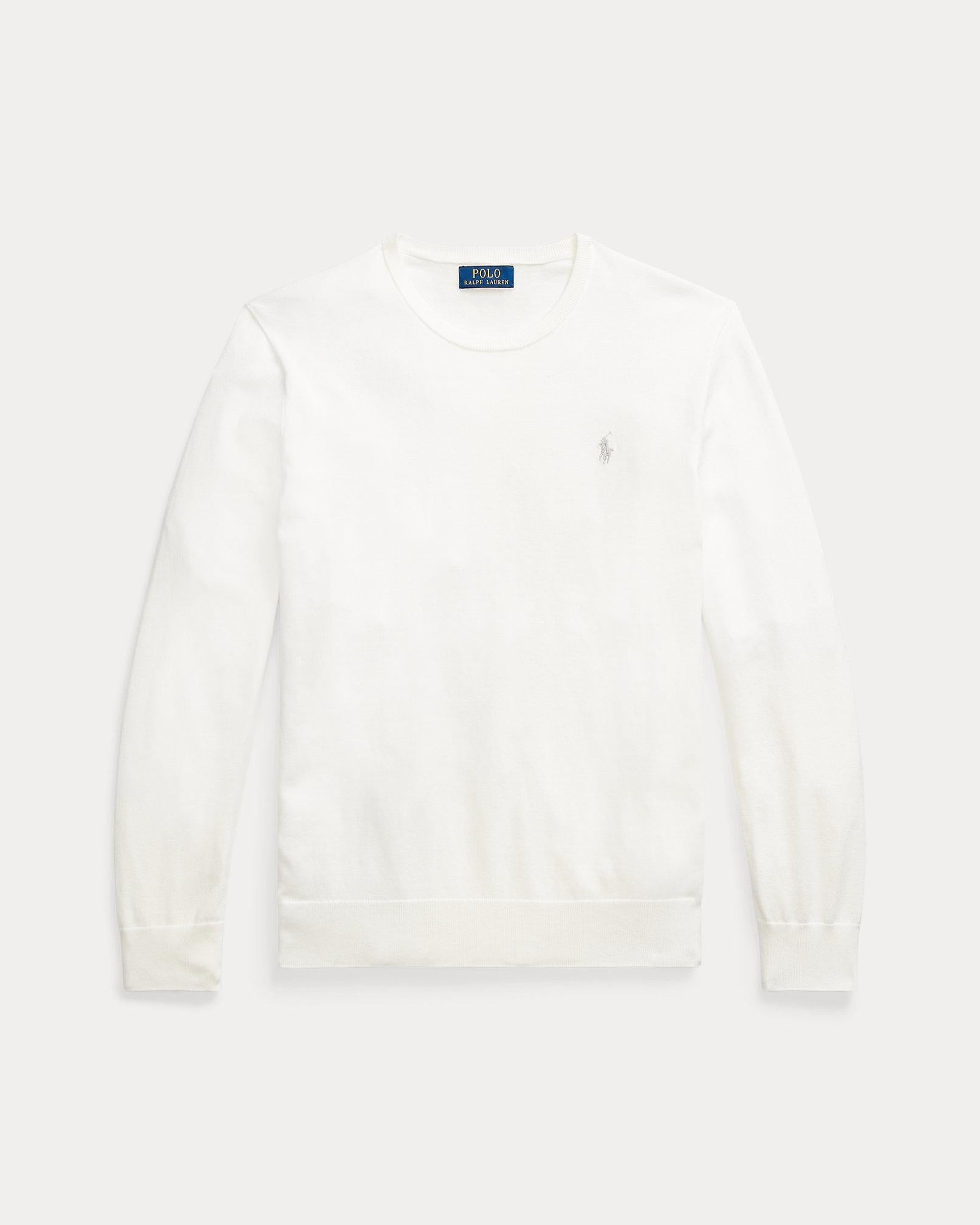 Maglia in cotone effetto texture 710890558 506 RALPH LAUREN 