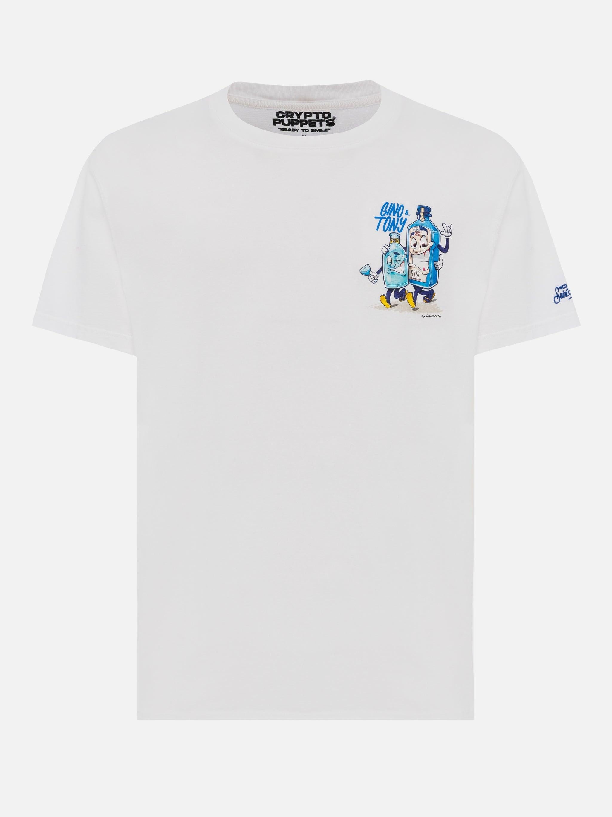T-shirt da uomo in cotone con stampa