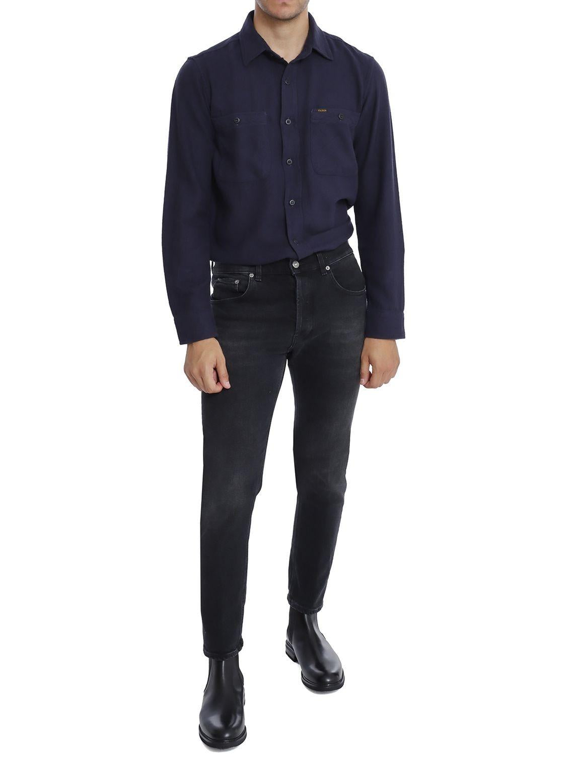 Jeans Dian carrot in denim stretch<BR/> UP576DS0369LM3 999 DONDUP 