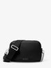Camera bag a tracolla Bryant media in pelle martellata