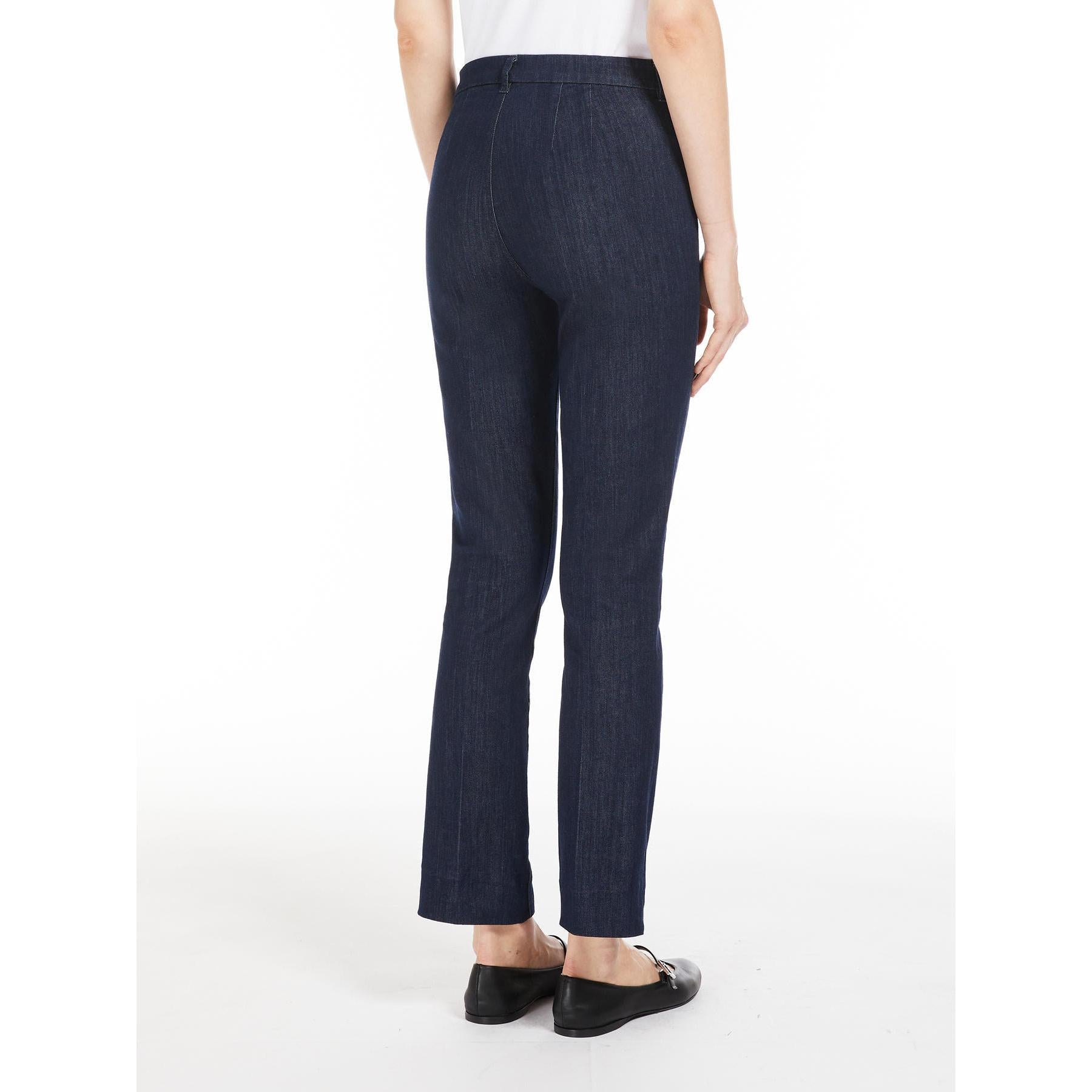 Pantalone donna in cotone elasticizzato denim UBERTI 001 S MAX MARA 