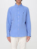 Camicia uomo in cotone azzurra