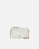 Borsa a tracolla Mini Double Bag piccola in pelle con tracolla